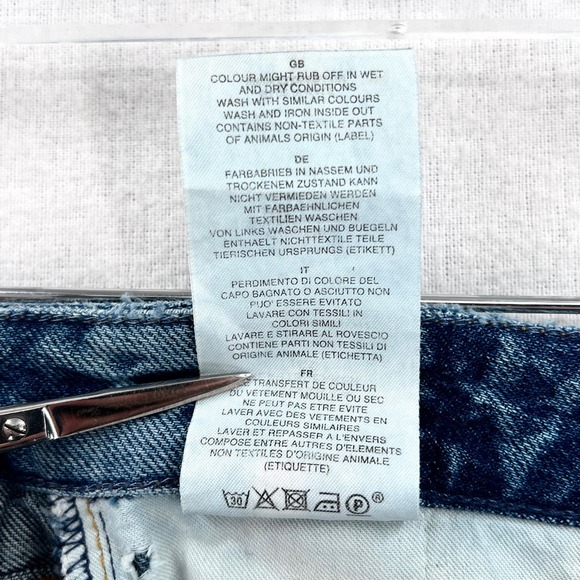 CLOSED Denim Heartbreaker Jeans Womens 28 Blue Slim Straight Mid Rise Ankle - Picture 15 of 15